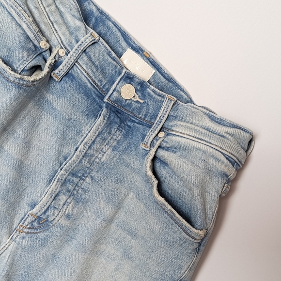 MOTHER Hiker Hover Jeans Innerspace Blue Size 26 Tapered Straight Leg Jean - Picture 7 of 14